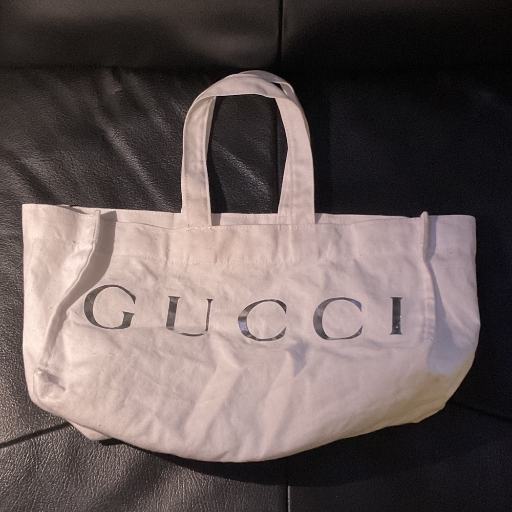 Gucci Cream Dust Bag